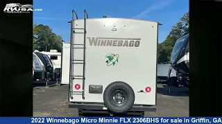 Remarkable 2022 Winnebago Micro Minnie Travel Trailer RV For Sale in Griffin, GA | RVUSA.com