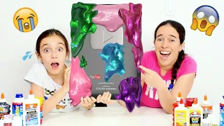 COBRIMOS DE SLIME A PLACA DO YOUTUBE!? ★ Comemorando 5 milhões de amigos + SURPRESA para a Lelê