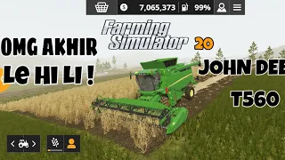 Finally bought john Deere T560 | farming simulator 20