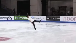 Nathan Chen 2021 US Figure Skating Championship by Toyota practice