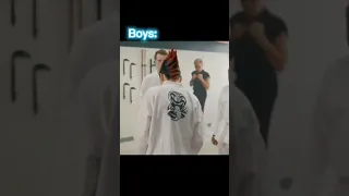 when the teacher says boys vs girls (cobra Kai edition)