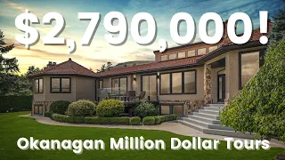 INSIDE a $2.79 MILLION DOLLAR property in VERNON BC | Okanagan Million Dollar Tours