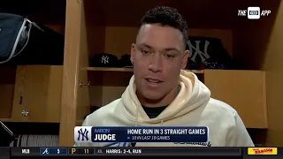 Aaron Judge on the Yankees' 4-homer game, Rodón's quality start