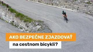 Ako bezpečne zjazdovať na cestnom bicykli?