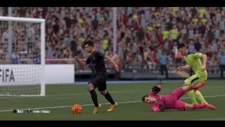 Philippe Coutinho | Dribbling around the goalkeeper | Fake Shot | Skill Moves | FIFA-21