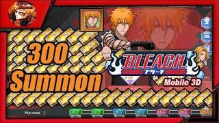 Bleach Mobile 3D global: x300 Tickets summon.🢂Получаю карту эволюции Ичиго Куросаки - Закалка🢀