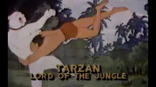 Tarzan Lord of the Jungle CBS Cartoon Promo Commercial 1983