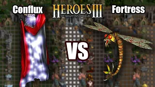 Conflux VS Fortress | 100 weeks growth | Heroes of Might and Magic 3 HotA