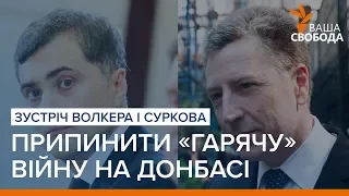 Зустріч Волкера і Суркова: припинити «гарячу» війну на Донбасі | «Ваша Свобода»