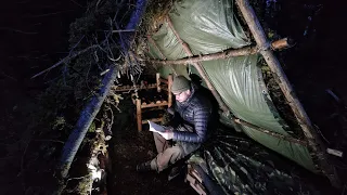 Bushcraft Shelter - Campfire Pizza - Gardening