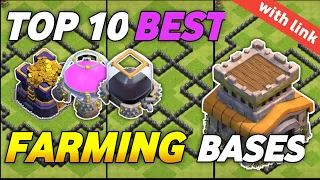 Top 10 Best Th8 Farming Bases 2023 | Best Bases for Town Hall 8 Farming with Link