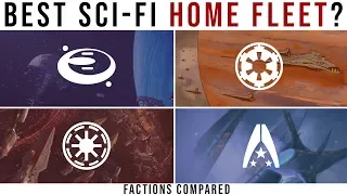 Which Sci-Fi Faction has the BEST HOME FLEET? | Factions Compared: Halo, Mass Effect, Star Wars