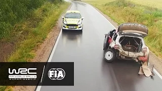 WRC - 73rd PZM Rally Poland 2016: Lefebvre on the way to service...