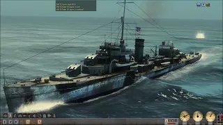 American Destroyer vs Auxiliary Cruiser and A U-Boat...Silent Hunter 4 2022