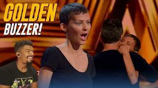 Golden Buzzer: Nightbirde's Original Song Makes Simon Cowell Emotional - AGT 2021 (Reaction!!)