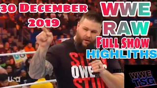 WWE raw full show highliths 30 December 2019 HD-wwe raw highliths 30||12||2019 HD