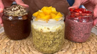 👍 1 Minute Lazy Breakfast / Overnight Oatmeal / Sugar Free / Best Recipes