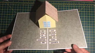 HOW TO MAKE A HOUSE POP UP CARD