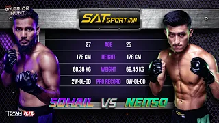 KUMITE 1 WARRIOR HUNT FIGHT 01-  SOHAIL KHAN  vs NEITSO ANGAMI (Full Fight)