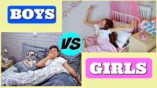 Αγόρια VS κορίτσια - ΠΡΩΙΝΗ ΡΟΥΤΙΝΑ // feat Famous TOLI