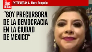 “Soy precursora de la democracia en la Ciudad de México”: Clara Brugada