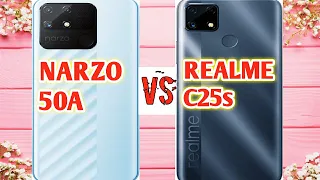 Realme Narzo 50A vs Realme C25s Speed Test & Camera Comparison |