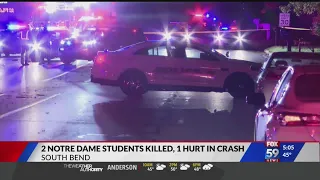 2 Notre Dame students killed in crash