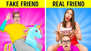 FAKE FRIEND VS REAL FRIEND || Relatable Stories About Friendship || How to recognize a bad friend?