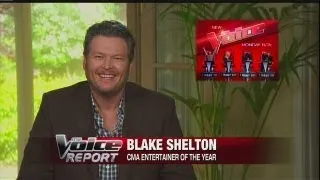 Seen on "Live at Noon": Blake Shelton from "The Voice"
