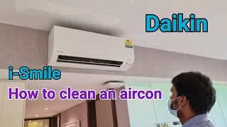 How to service a Daikin i-smile wallmounted air conditioner | R32