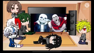 ￼Mha reacts to Undertale￼