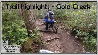 Trail highlights - Gold creek (Green mountain), April 2023