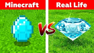 ONE HOUR OF MINECRAFT VS REAL LIFE! Minecraft vs Realife animation