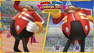 Mario & Sonic at the London 2012 Olympic Games (Wii) 4K | All Events (Dr. Eggman gameplay)