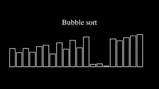 Manim animation - Bubble sort