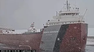 Arthur M Anderson arrived in Duluth 3/30/2022