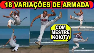 18 Variações de Armada - Movimentos de capoeira - Mestre Koioty - Capoeira Herança de Zumbi