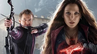 Captain America: Civil War Interview | Elizabeth Olsen & Jeremy Renner