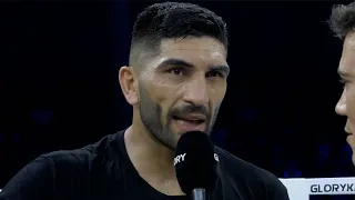 GLORY 86: Bahram Rajabzadeh Post-Fight Interview