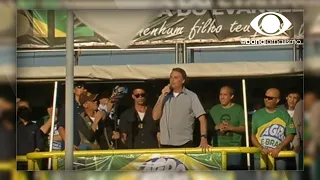 Apoiadores de Jair Bolsonaro fazem manifestação em Brasília