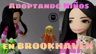 👶ADOPTANDO NIÑOS EN BROOKHAVEN 👧/Roblox