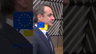 Prime Minister Kyriakos Mitsotakis of Greece in Brussels