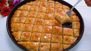 I don't buy dessert anymore! Fast, simple and very tasty! Turkish baklava!