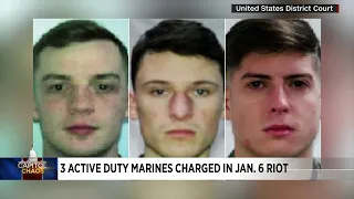 Three active duty Marines charged in Jan. 6 riot