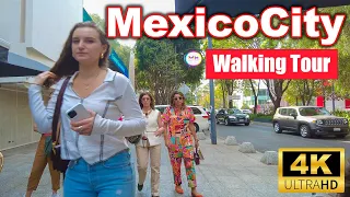 Mexico City 🇲🇽 4K Walking Tour  | February 2023