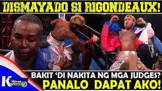 RIGONDEAUX, ‘DI KATANGGAP-TANGGAP daw ang DESISYON ng mga HURADO! Siya dapat daw ang PANALO!//Kwento