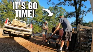 WHEN? NOW. |Cabin Homestead Deck Block Pillars Concrete Core Fill For Cabin Decking