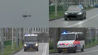Chaos in Arnhem door demonstratie! Speciale eenheden van de politie rukken massaal uit!