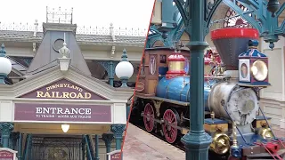 Disneyland RailRoad Disneyland Paris Full Loop in 4K