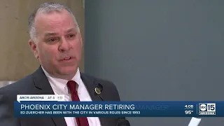 Phoenix City Manager Ed Zuercher announces retirement set for October